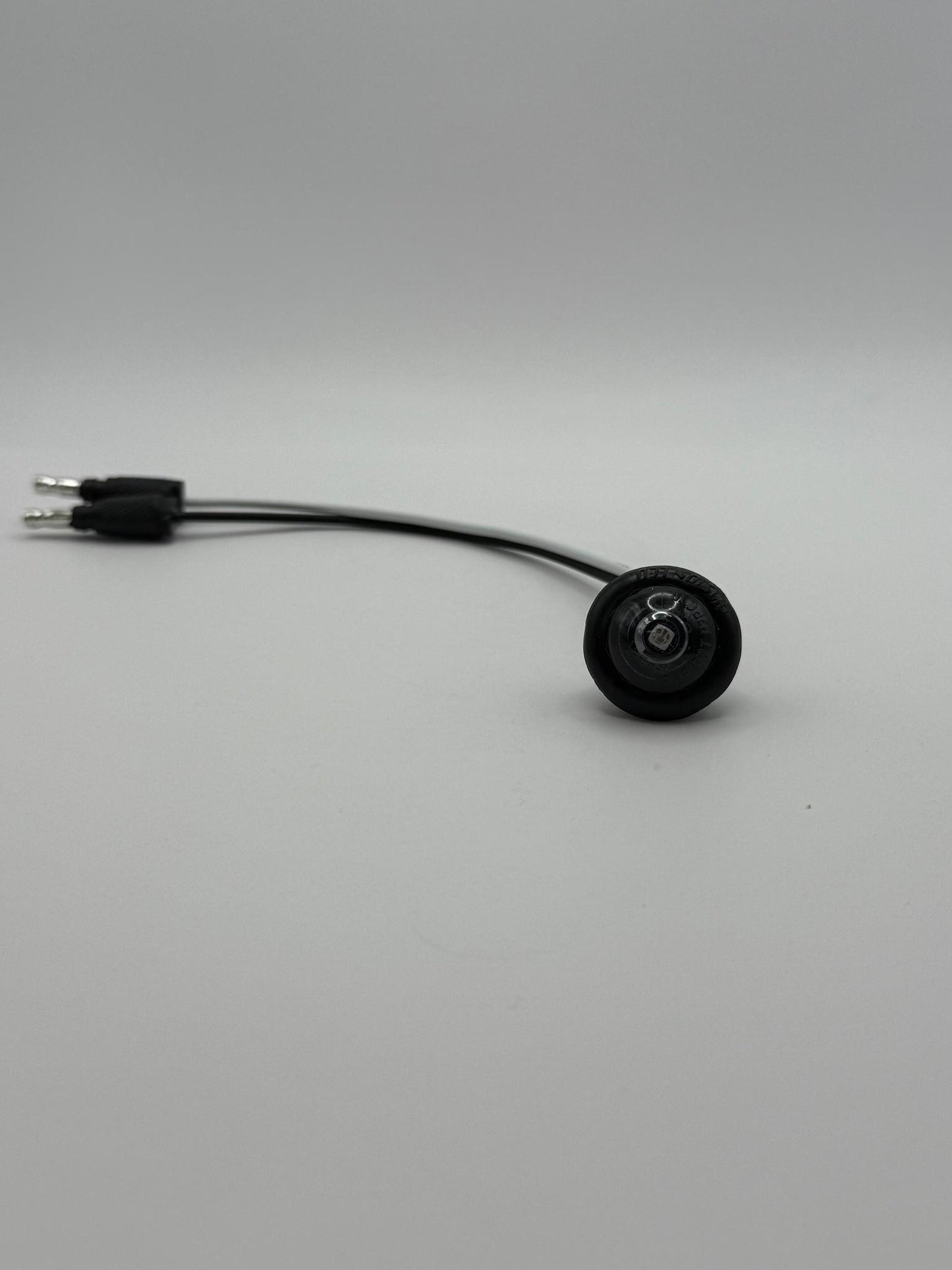 3/4" LED Bullet Light Clear Red Smoke Lens