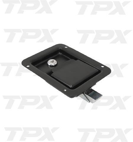 Black Door Lock flush Mount