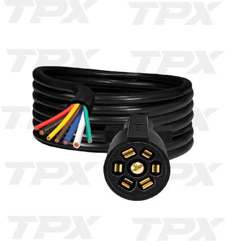 16FT WIRE HARNESS w/ RV PLUG & CHARGE WIRE