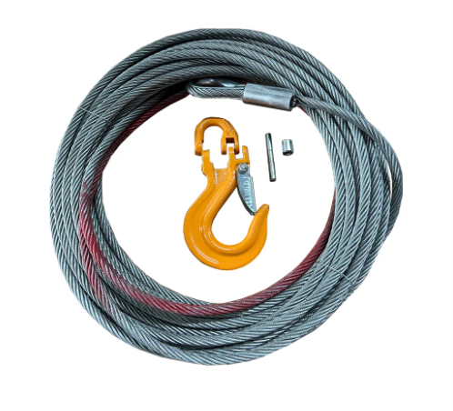 13.8mm x 20m Steel Cable for 22000lb Winch